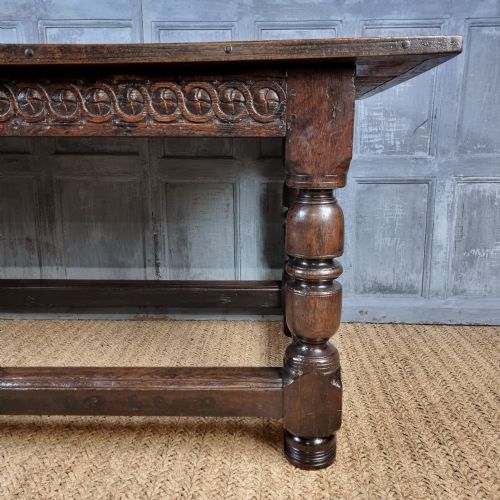 A 17TH CENTURY REFECTORY TABLE - ADDITIONAL PHOTO 3