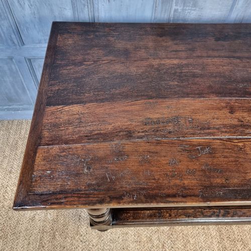 A 17TH CENTURY REFECTORY TABLE - ADDITIONAL PHOTO 4