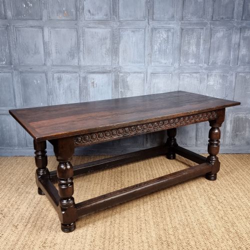 A 17TH CENTURY REFECTORY TABLE - ADDITIONAL PHOTO 9