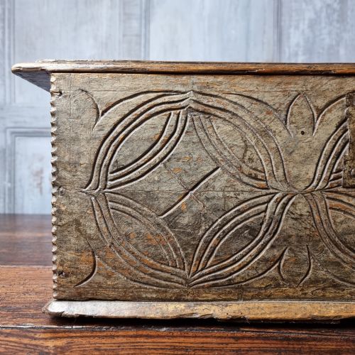 A 17TH CENTURY TABLE BOX - ADDITIONAL PHOTO 3
