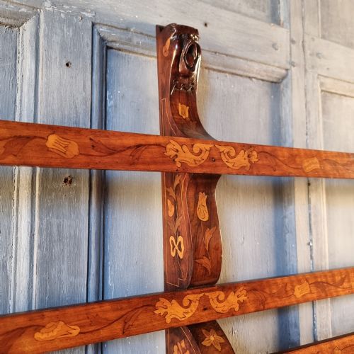 A 19TH CENTURY MARQUETRY DELFT RACK - ADDITIONAL PHOTO 5
