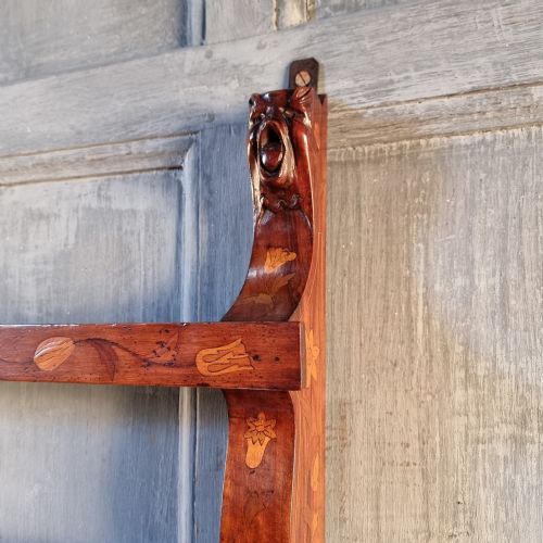 A 19TH CENTURY MARQUETRY DELFT RACK - ADDITIONAL PHOTO 6