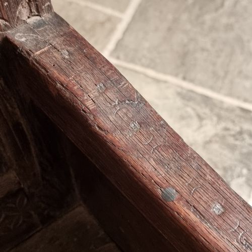 A 17TH CENTURY ENCLOSED ARMCHAIR - ADDITIONAL PHOTO 8