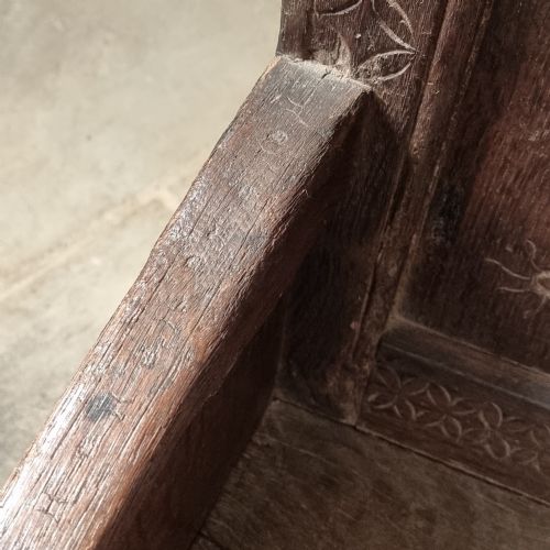 A 17TH CENTURY ENCLOSED ARMCHAIR - ADDITIONAL PHOTO 9
