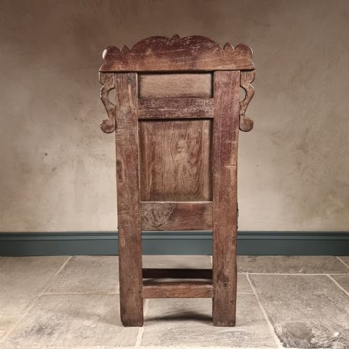 A 17TH CENTURY WAINSCOT CHAIR - ADDITIONAL PHOTO 13