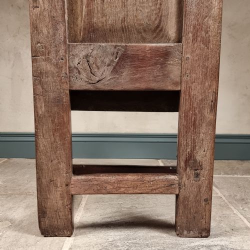 A 17TH CENTURY WAINSCOT CHAIR - ADDITIONAL PHOTO 15