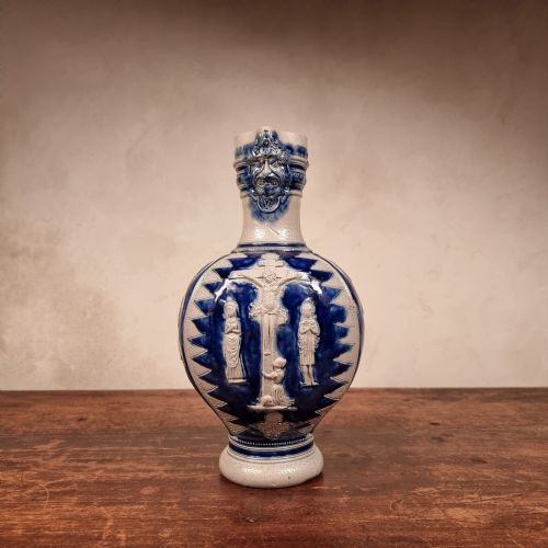 A Religious 17th -18th Century Westerwald Jug.