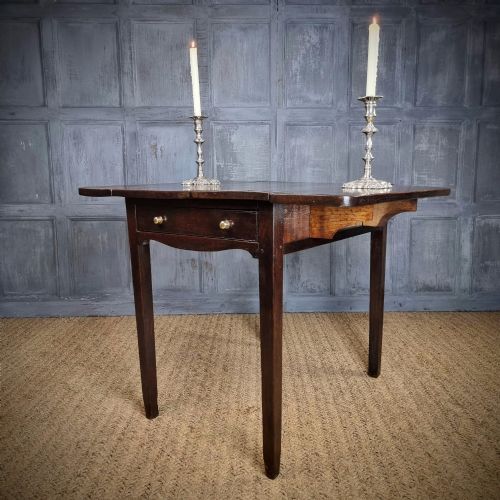 A GEORGE III COUNTRY PEMBROKE TABLE - ADDITIONAL PHOTO 8
