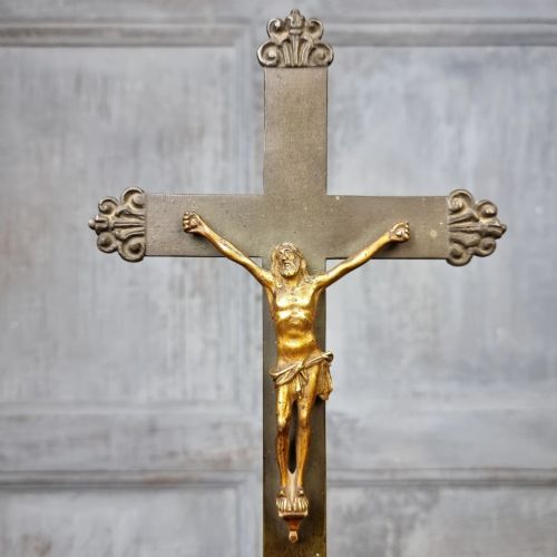 A LATE 18TH EARLY 19TH CENTURY CRUCIFIX - ADDITIONAL PHOTO 3