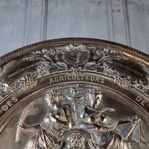 A 19th Century Silver Plated Award By Christofle & Cie. View VI