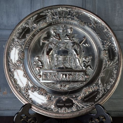 A 19th Century Silver Plated Award By Christofle & Cie. View VII