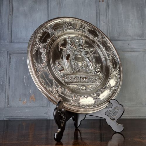 A 19th Century Silver Plated Award By Christofle & Cie. View VIII