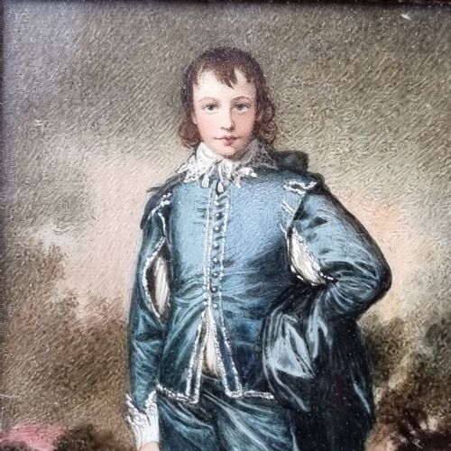 A MINATURE LATE 18TH CENTURY WATERCOLOUR - ADDITIONAL PHOTO 1