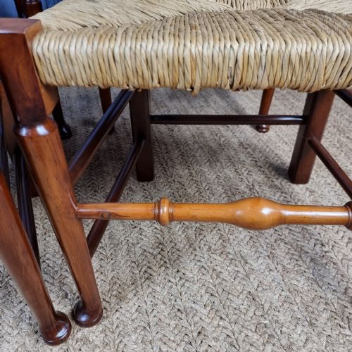 A Set Of 6 Yew Wood Country Chairs. View VIII