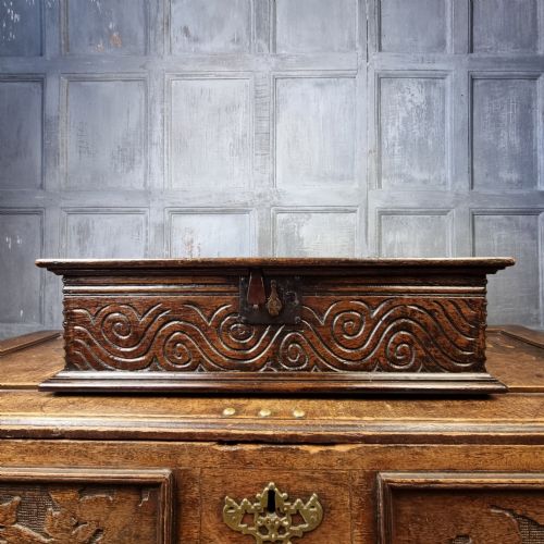 A LATE 17TH CENTURY DESK BOX