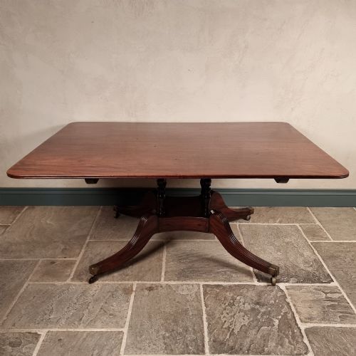 A LARGE REGENCY DINING TABLE - ADDITIONAL PHOTO 9