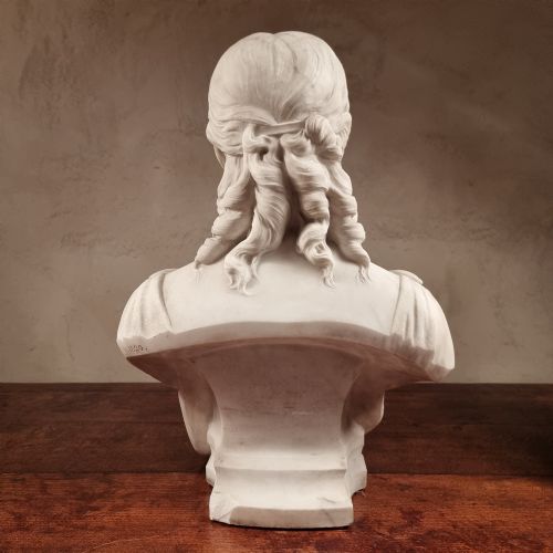 A PAIR OF 19TH CENTURY MARBLE BUSTS - ADDITIONAL PHOTO 9