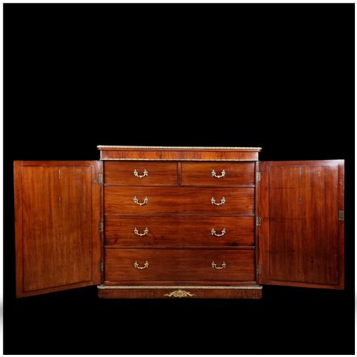 A 19TH CENTURY ENCLOSED CHEST BY GILLOWS - ADDITIONAL PHOTO 14