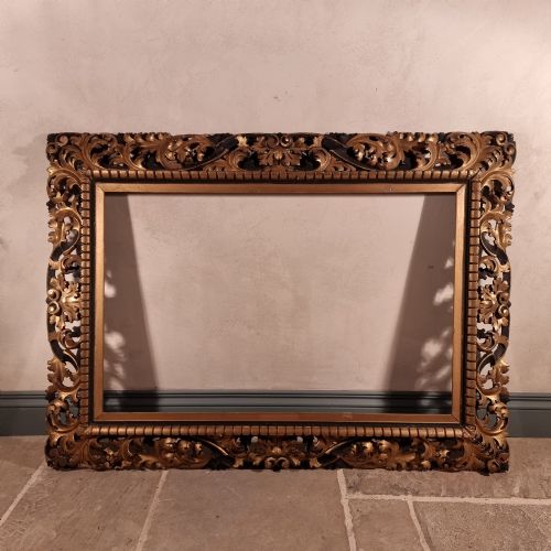 A Large 19th Century Florentine Picture Frame.