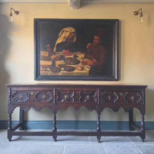 A Large 17th Century Dresser Base.