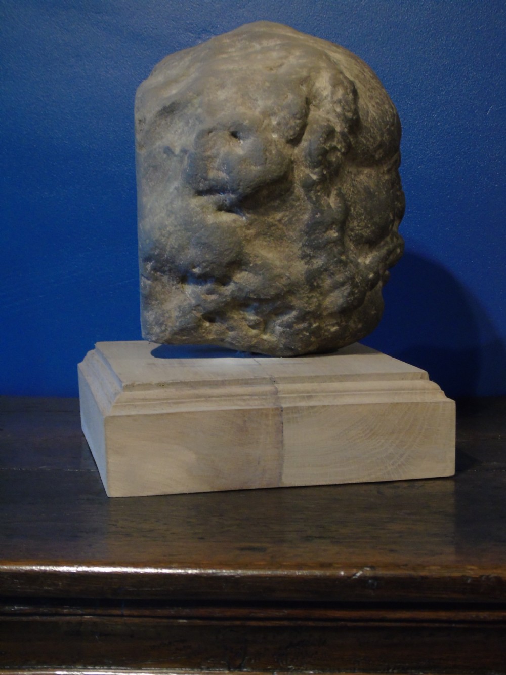 A medieval stone head  View IV