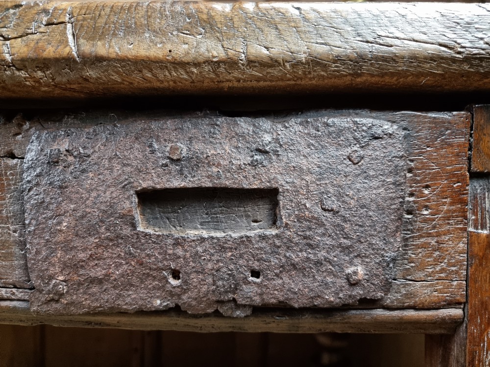 A 17th century oak refectory table. View XXIV