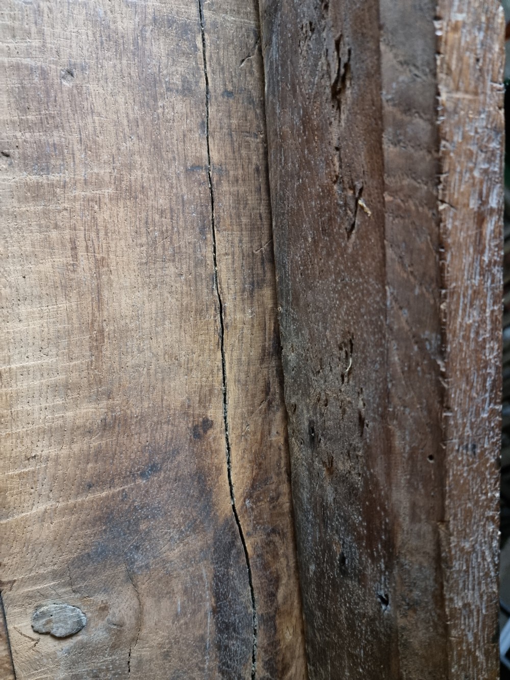 A 17th century oak refectory table. View XXVII