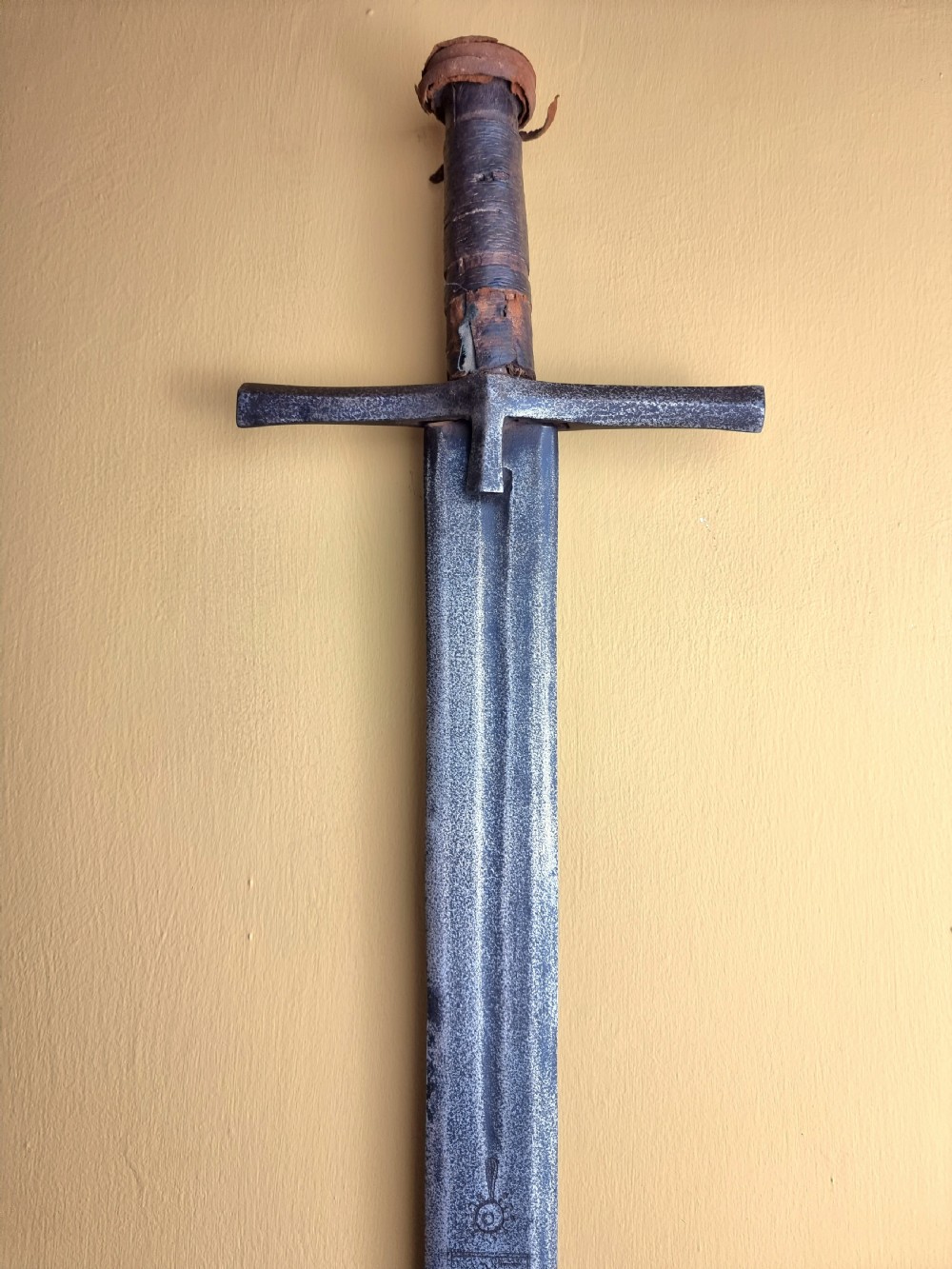 An unusual engraved Kaskara sword.  View VI