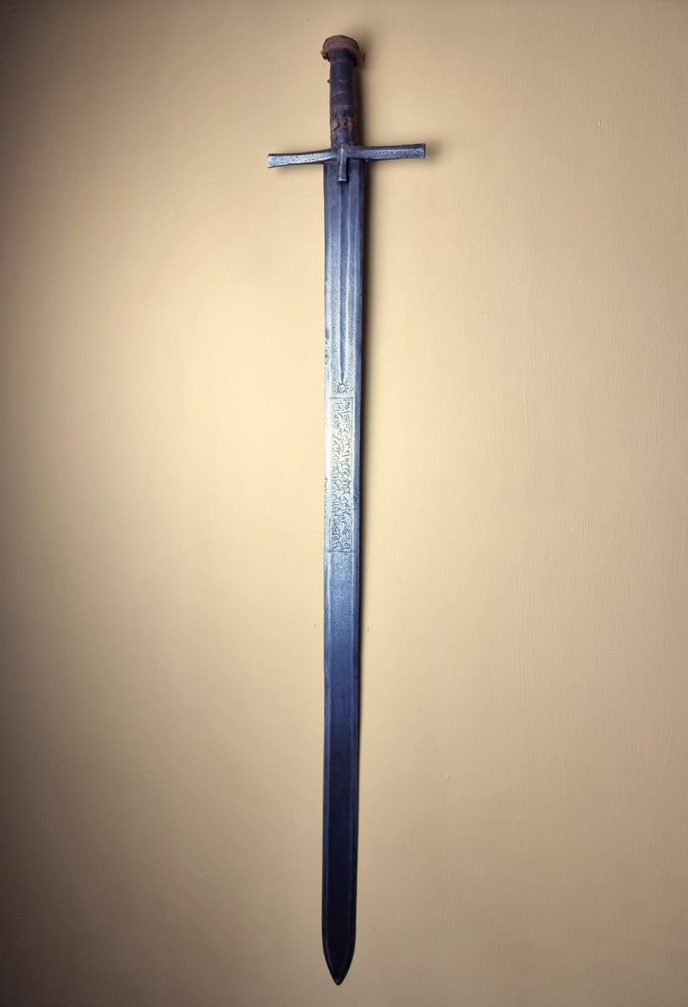An unusual engraved Kaskara sword.  View VIII