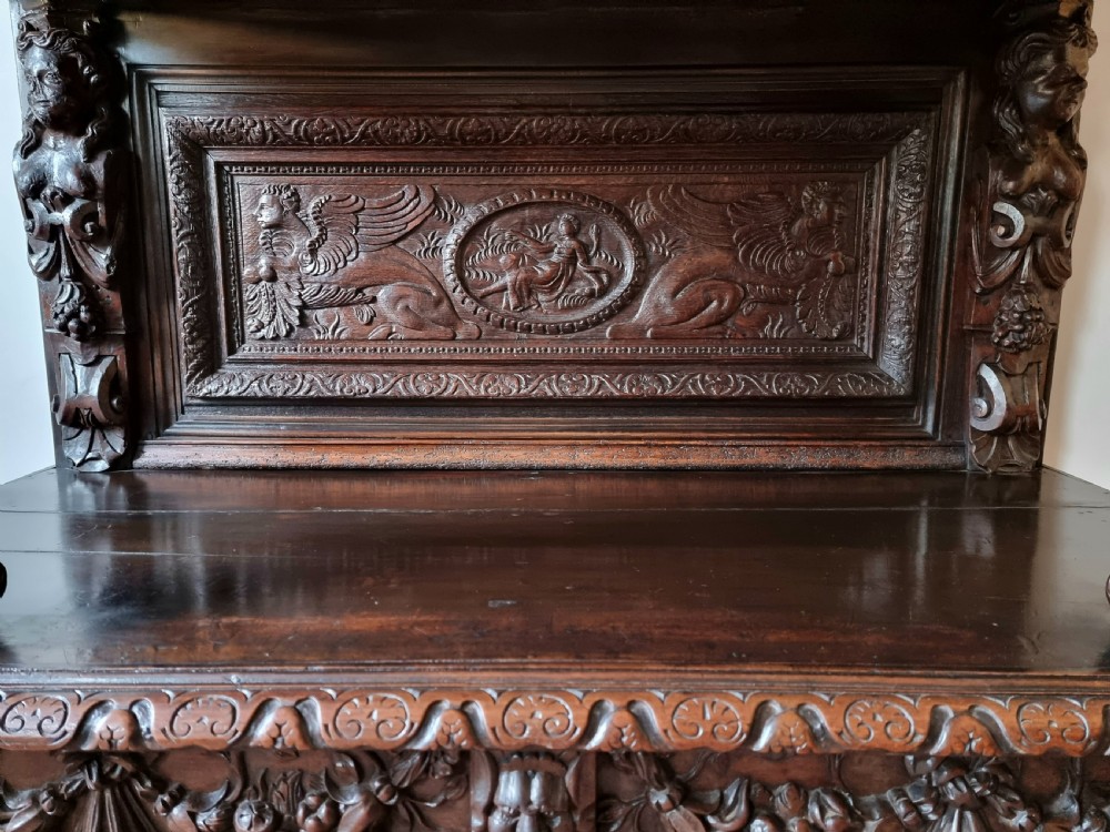 A lavish 16th century renaissance dressoir.  View VI