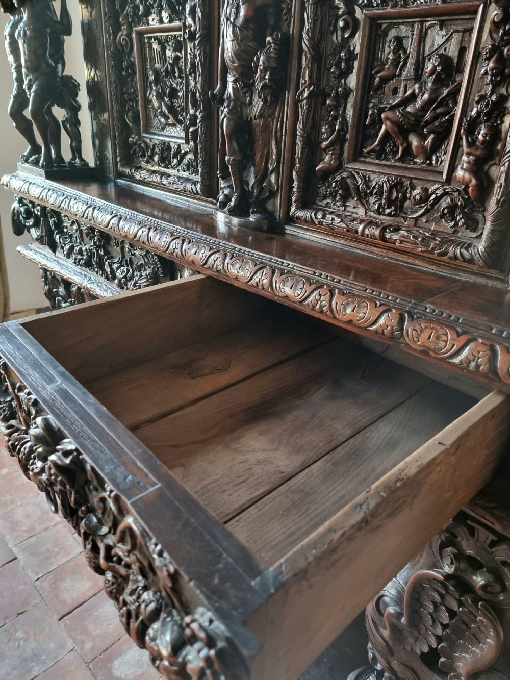 A lavish 16th century renaissance dressoir.  View X