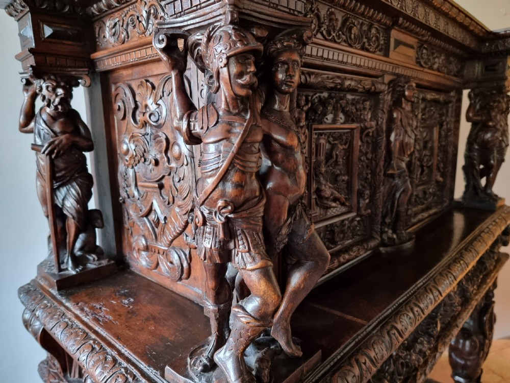 A lavish 16th century renaissance dressoir.  View XIV