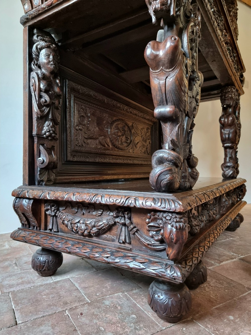 A lavish 16th century renaissance dressoir.  View XV