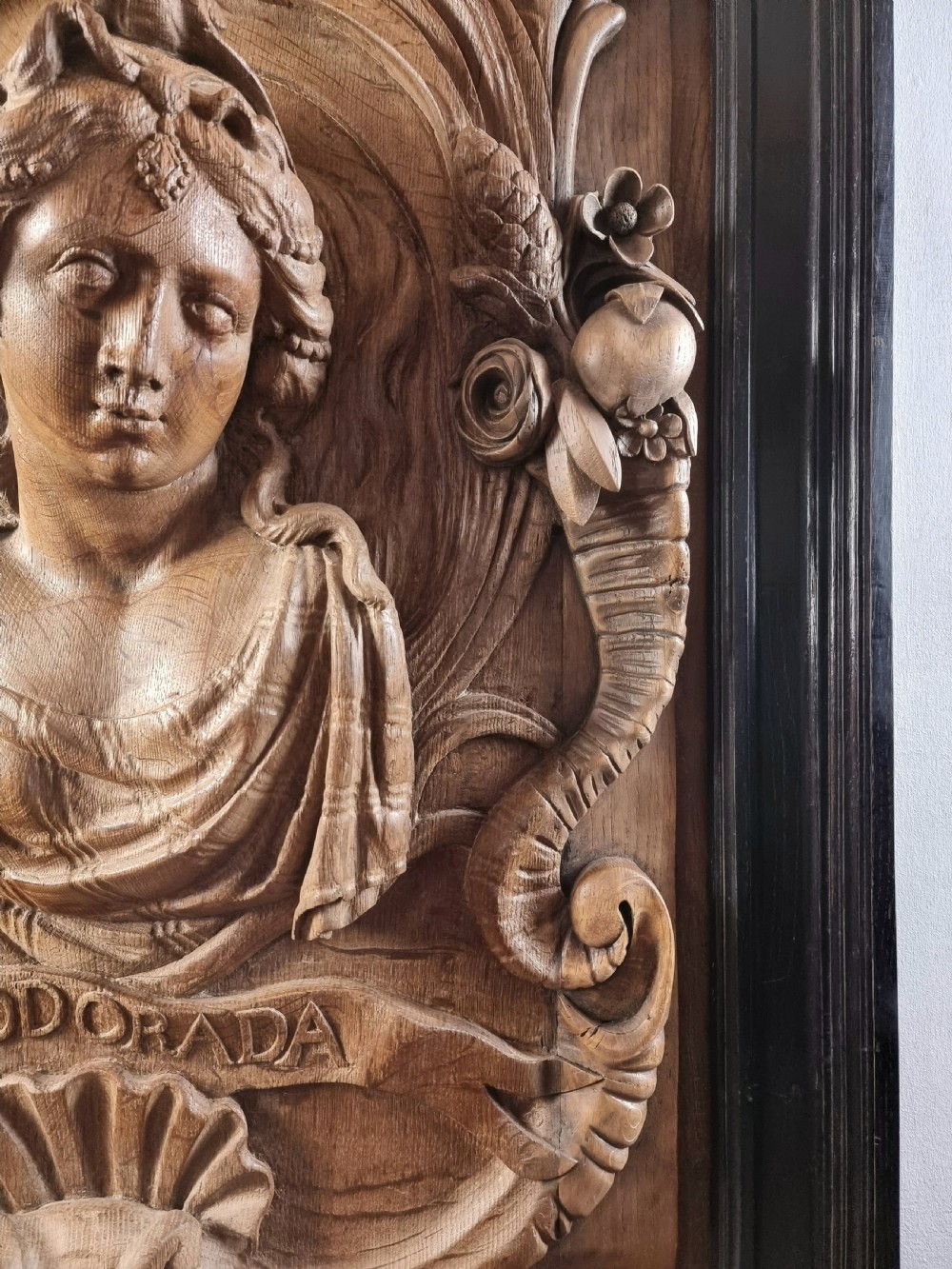 A large 17th century panel of St Odorada.  View V