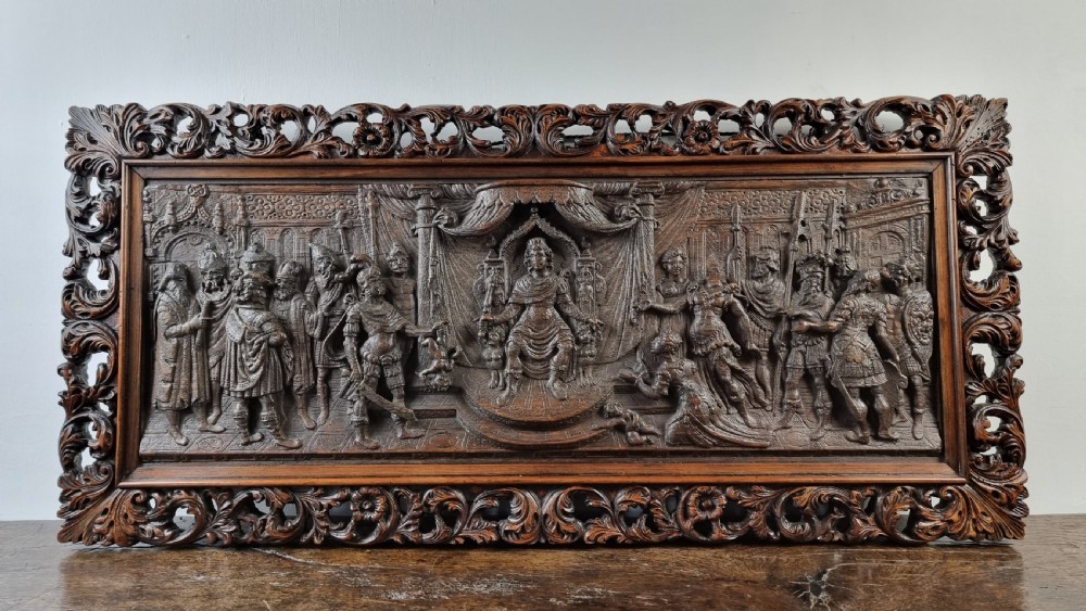 A late 16th - early 17th century carved panel.  View II