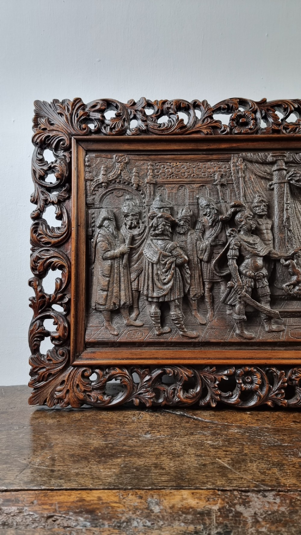A late 16th - early 17th century carved panel.  View III
