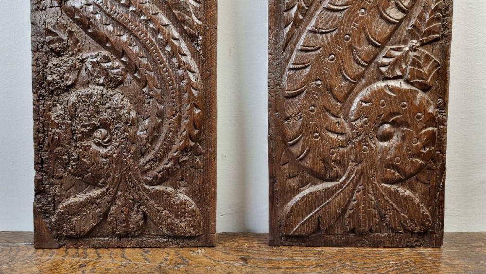 A large pair of 16th century mythical panels.  View III