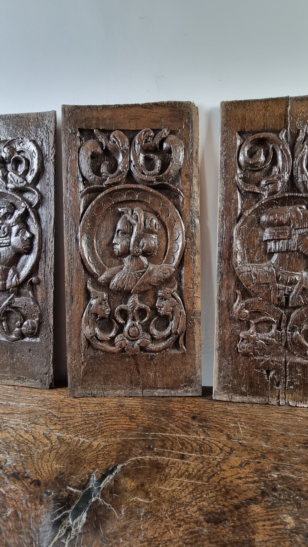 A set of four 16th century romayne panels. View III