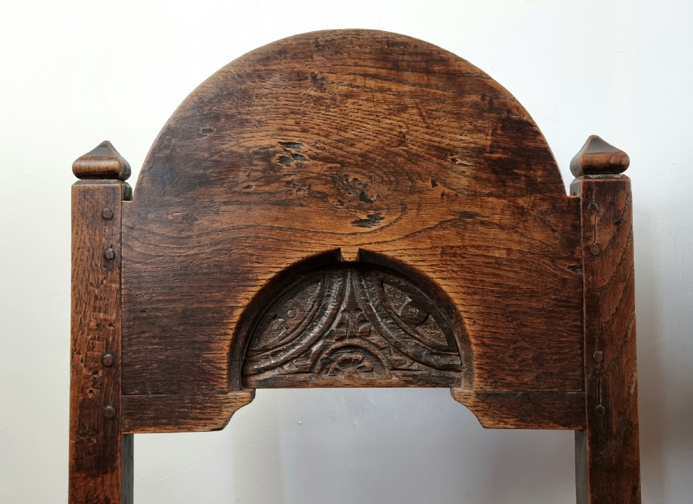 A set of six late 17th century dining chairs. View V