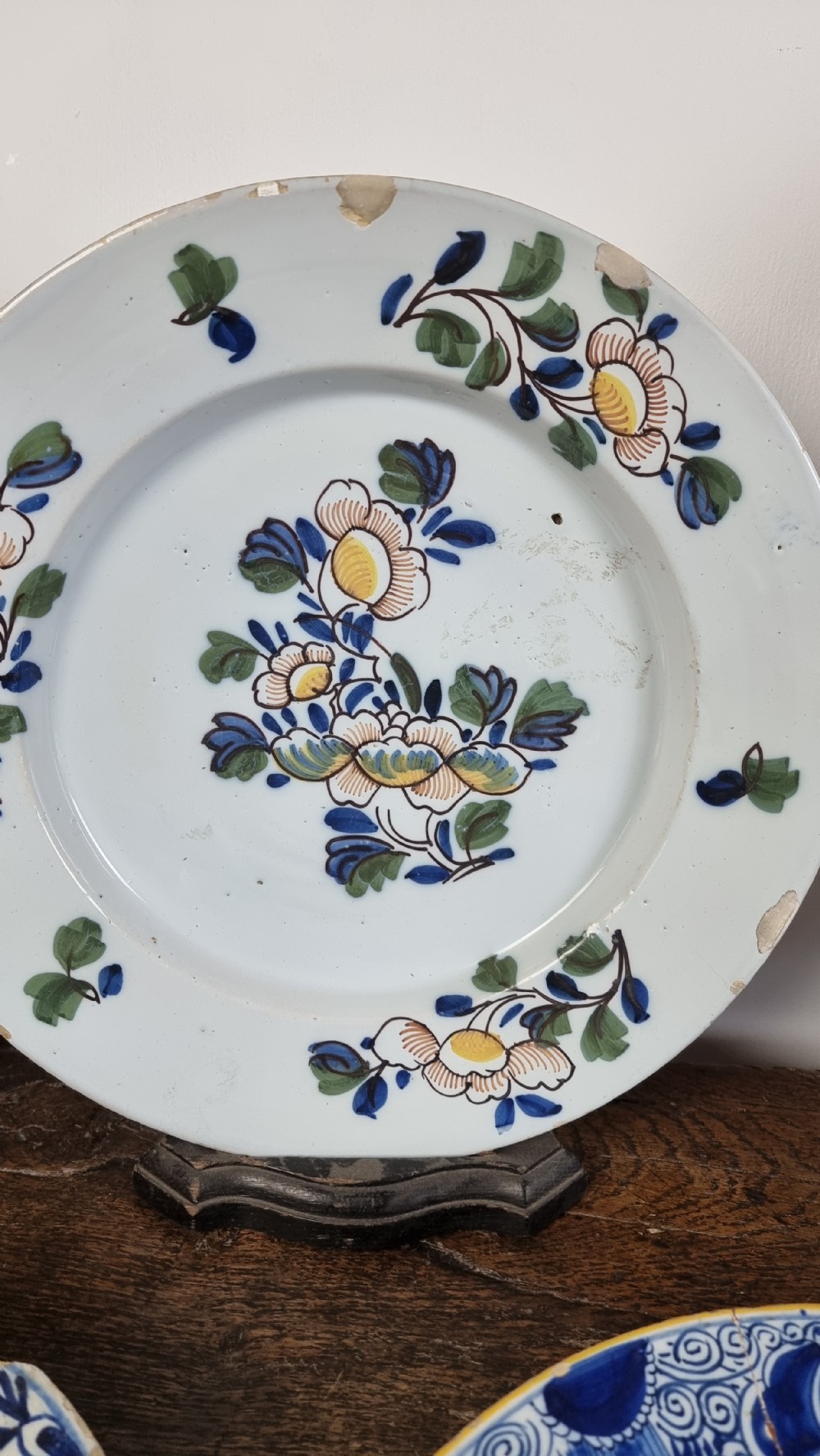 14 x 18th century delft plates.  View VIII