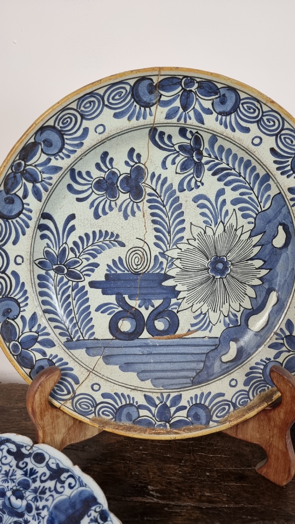 14 x 18th century delft plates.  View IX