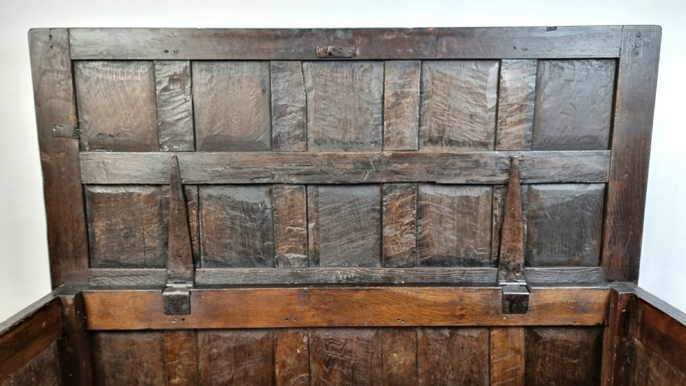 An unusual 17th century style coffer.  View V