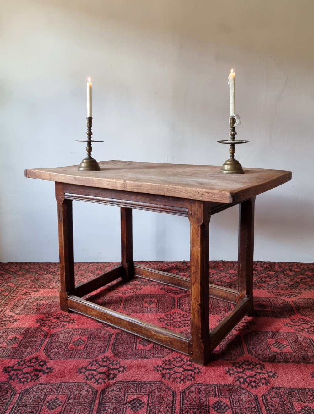 A small George III refectory table.