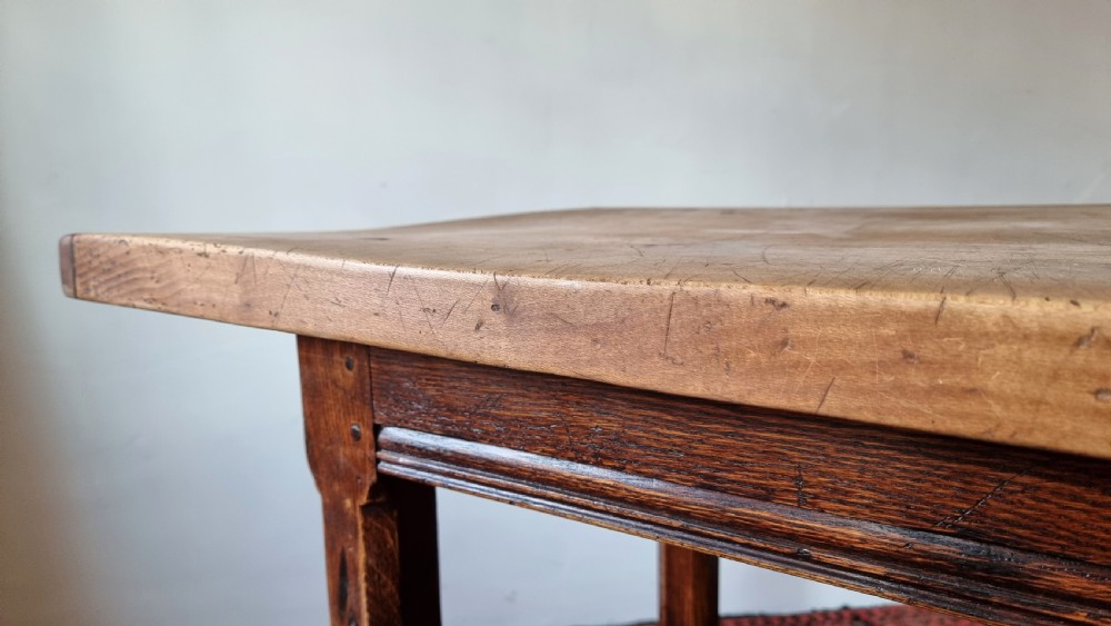 A small George III refectory table. View IV