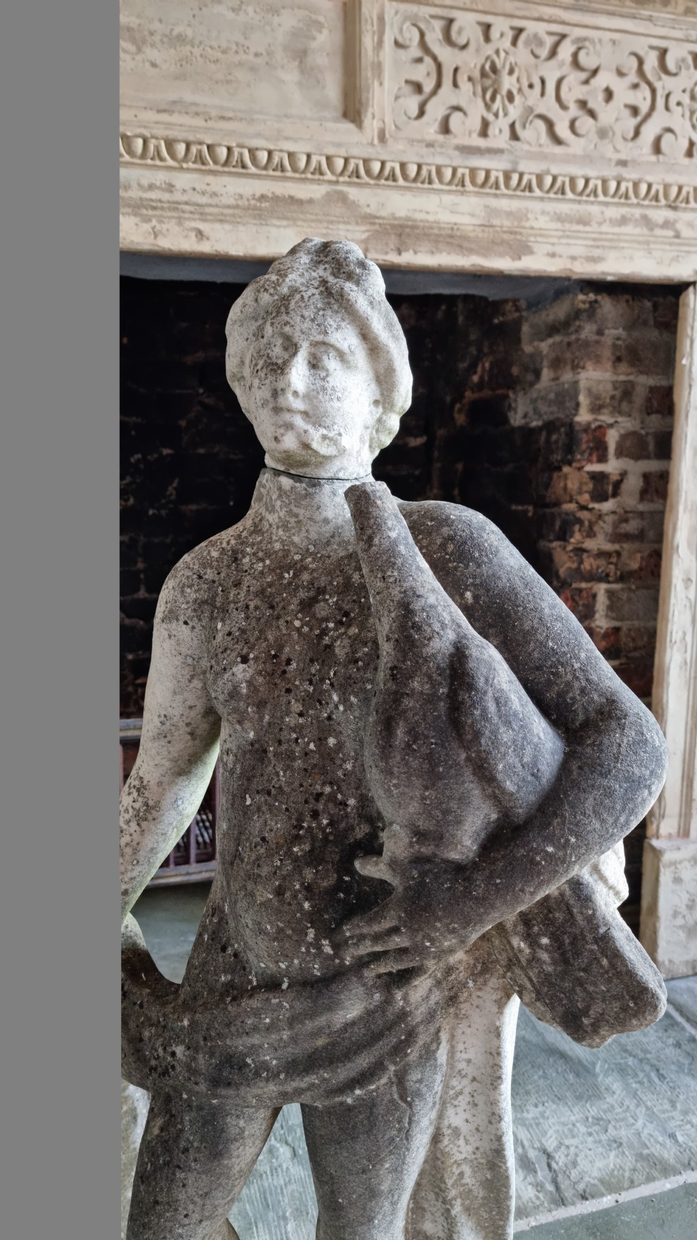 A 17th century marble statue.  View III
