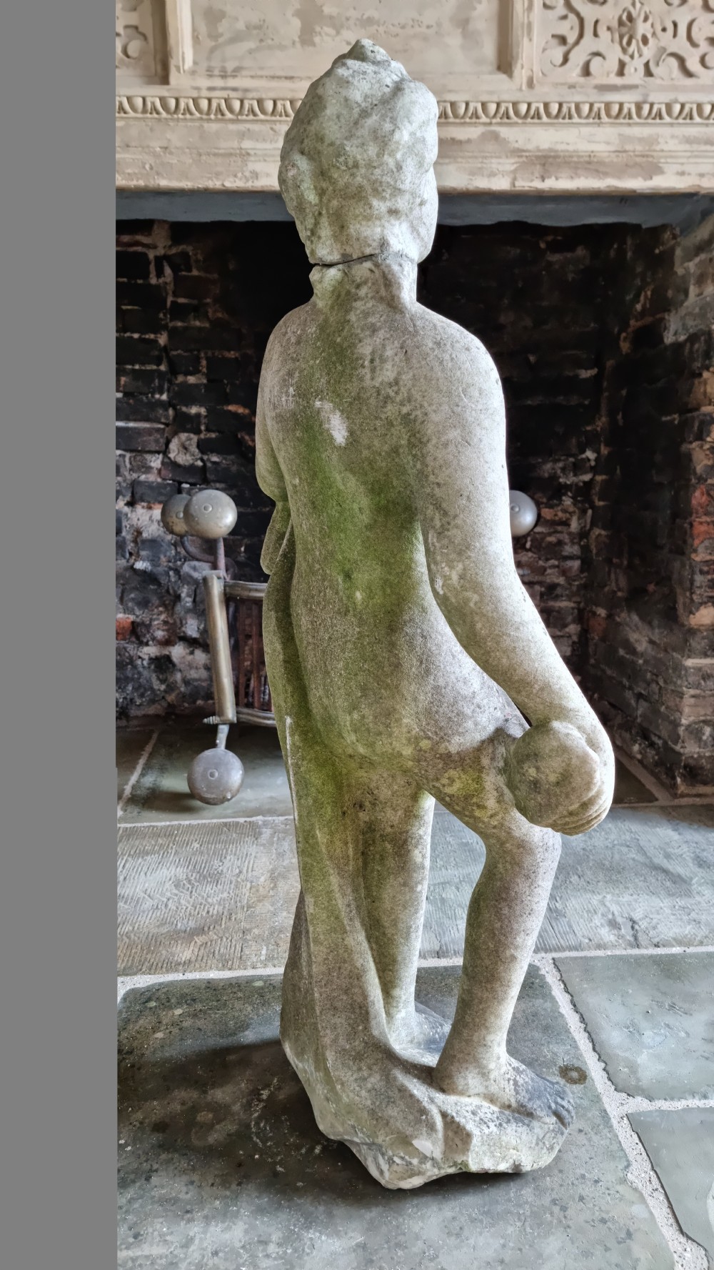 A 17th century marble statue.  View VIII
