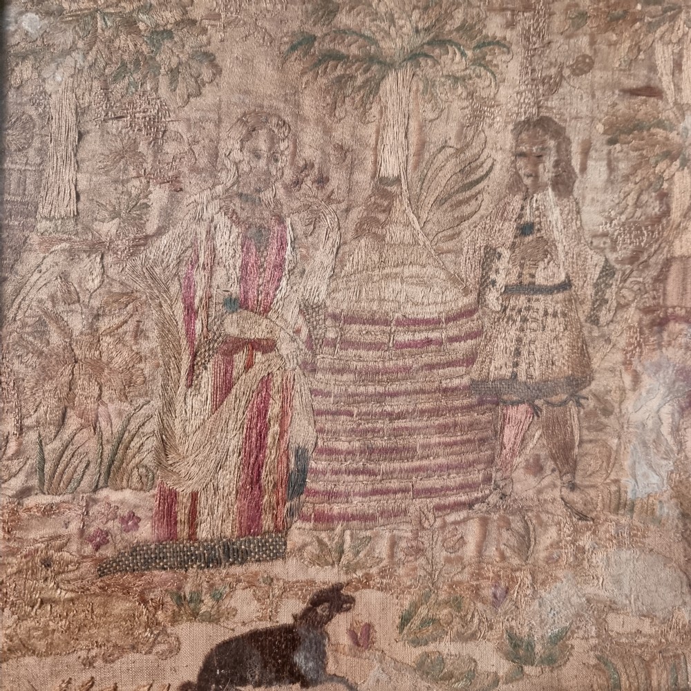 A 17th century silk work picture View III