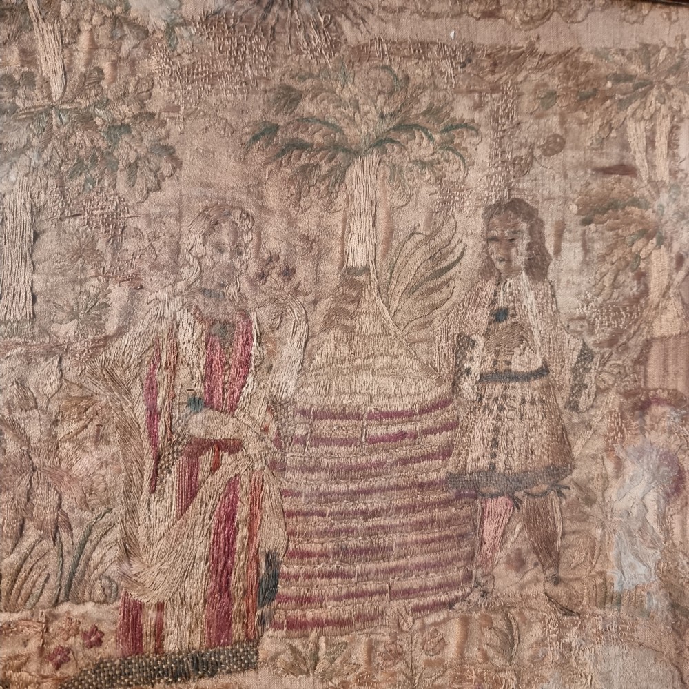 A 17th century silk work picture View VI