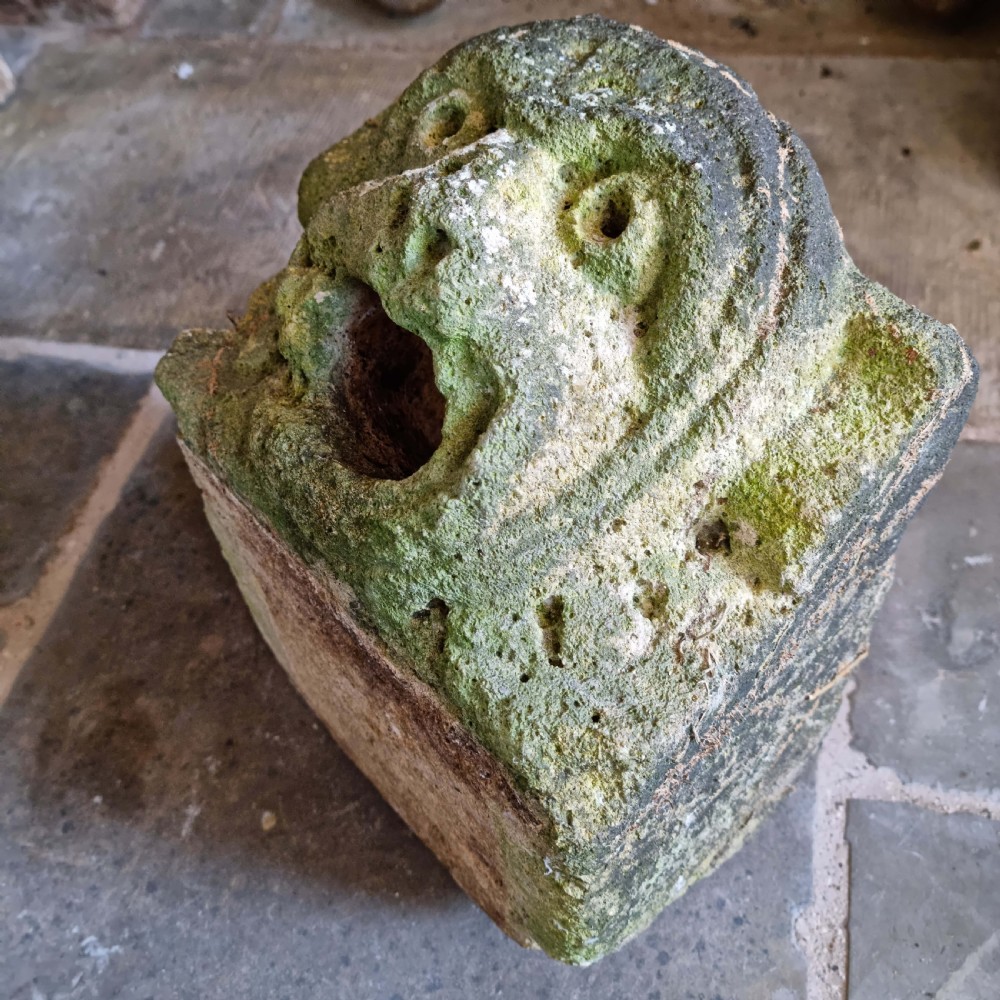 A 15th century limestone gargoyle.