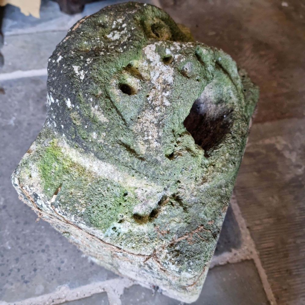 A 15th century limestone gargoyle. View III